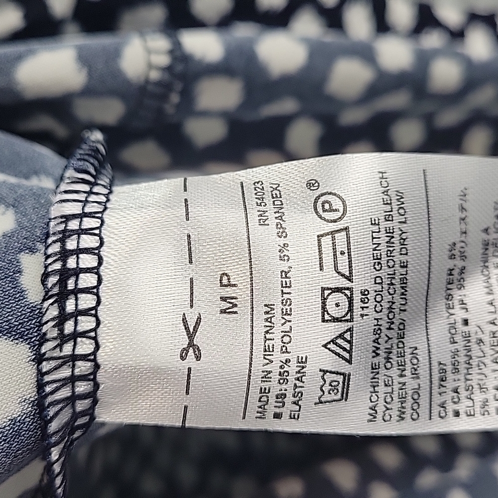 Banana Republic Dot Wrap Long Sleeve Dress - Picture 7 of 8